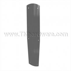 Rockwood 87 Push Plate, Slight Curve Shape, Extra Heavy Duty .125" Thick