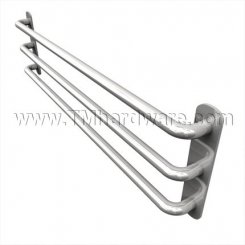 Rockwood BP47-3 / Series 47, Straight Triple Push/Pull Bar With Base Plates