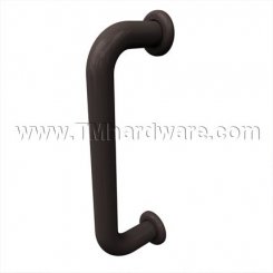 Rockwood #Y102 - Y109 Standard Weight Door Pull Bar With Base Plates, 5.5" - 12" CTC