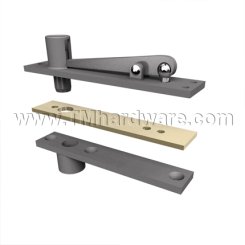 Norton 340, Door Closer Pivot, Center Hung Top Pivot, Standard Duty, Bright Brass Finish