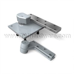Norton L117, Door Closer Pivot, Heavy Weight Pivot Set, Lead Lined, Fire rated, 3/4" Offset for 1-3/4" Door w/ FL180 Top Pivot, Aluminum Painted Finish