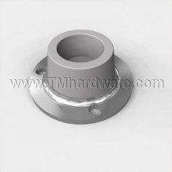 Rockwood 416 Solid Cast Wall Stop With Concave Bumper, Large Base, School Version