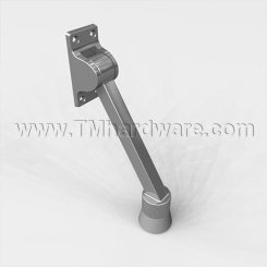 Rockwood 461L - Long Kick Down Door Stop, Solid Cast Brass
