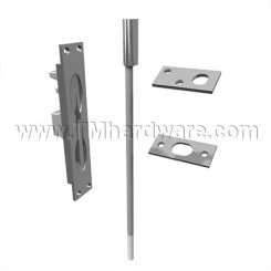 Rockwood 555 Lever Extension Flush Bolt, Standard Face Plate