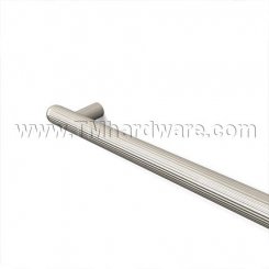 Rockwood LineaTek RM3616 - RM3626 Push Bar with Grooved Material - Round Ends, up to 36" CTC