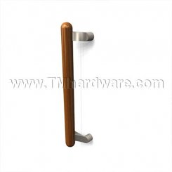 Rockwood ArborTek RM4134 - RM4154 Wooden Offset Pull with Contrasting Posts and Round Ends, 12" - 48" OA