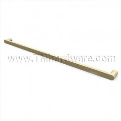 Rockwood PlanTek RM5212 - RM5222 Flat Front Push Bar with Radius Ends, up to 36" CTC