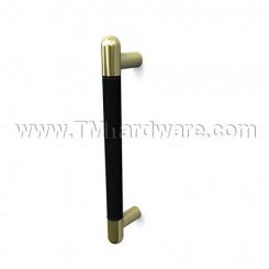 Rockwood Flush Leather RM6304 - RM6324 Straight Pull with Round Ends, up to 8FT OA