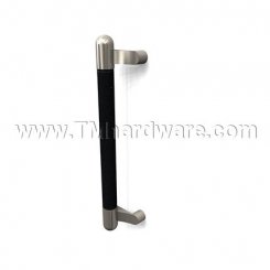 Rockwood Flush Leather RM6334 - RM6354 Offset Pull with Round Ends, up to 8FT OA