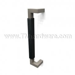 Rockwood RM6420 Upholstery Leather GeoMetek Offset Pull with a Square Grip - up to 4FT