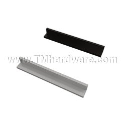 Securitron HEB Header Extension Brackets For Magnalock Electronic Lock, 1” x 1” x 8” size, Black Anodized Finish