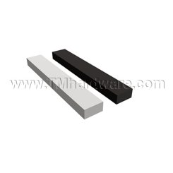 Securitron SFP Stop Filler Plates For Magnalock Electronic Lock, 1/2” x 1-1/4” x 8” size, Clear Anodized Finish