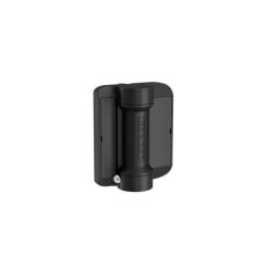 Locinox Gate Hinge SERVAL, 180° Spring Hinge Mounted With Self-Drilling Screws, Round Gate Frames