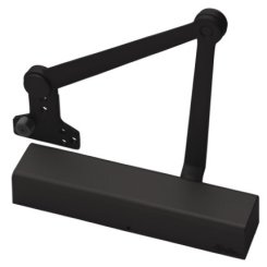 Accentra 2721 Door Closer, Non-Hold Open, Parallel Arm with Removable Stop, Adjustable Spring Size, Dark Bronze Painted (US20) Finish