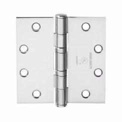 McKinney Standard Hinge Ball Bearing, 5 knuckles, Full Mortised Polished Chrome (US26) Finished