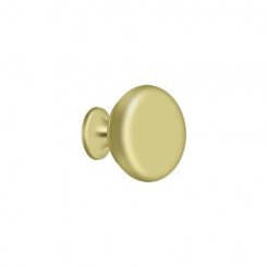 Deltana Cabinet Knob KR114, Round, Solid Brass, 1-1/4" Diameter