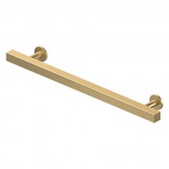 Deltana POM70 Pommel Cabinet Pull, Solid Brass, 7" Length