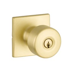 Yale Expressions Marcel Rosette with Dylan Knob, Schlage "C" Type, Satin Brass (US4)Finished
