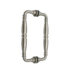 FHC Baroque Style Pull Handle Back-To-Back Shower Door Handles, Satin Nickel (US15) Finished