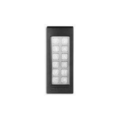 Locinox SLIMSTONE-2, Weather Resistant Keypad With 2 Integrated Relays, Black Finish
