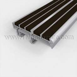 Wooster Supergrit WP-RN3SG Two Stage Stair Nosing with Wood Insert, 3.125” Depth