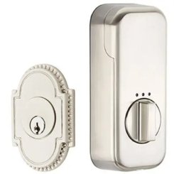 Emtek 8459 Knoxville Deadbolt, EMPowered Smart Lock, Single Cylinder, Oil Rubbed Bronze (US10B) Finish