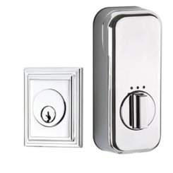 Emtek 8479 Wilshire Deadbolt, EMPowered Smart Lock, Single Cylinder, Oil Rubbed Bronze (US10B) Finish