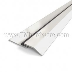 TMH Rabbeted Threshold, 3.687" W Aluminum with Neoprene Gasket, Low Profile, .5" H - QuickShip
