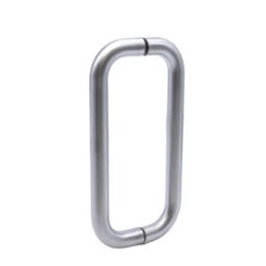 FHC 8" Center-To-Center Tubular No Washers Back To Back Shower Door Handles, Satin Nickel (US15)Finished