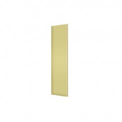 Deltana Push Plate PP3515, Solid Brass, 3-1/2" Width