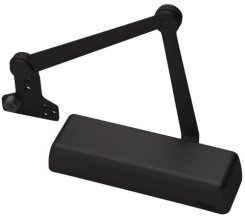 Accentra 5821 Door Closer, Non-Hold Open, Parallel Arm With Removable Stop, Adjustable Spring Size, Dark Bronze Painted (US20) Finish