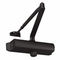 Accentra YDC204 Door Closer, Non-Hold Open with Tri-Packed Arms, Spring Size 4, Dark Bronze Painted (US20) Finish