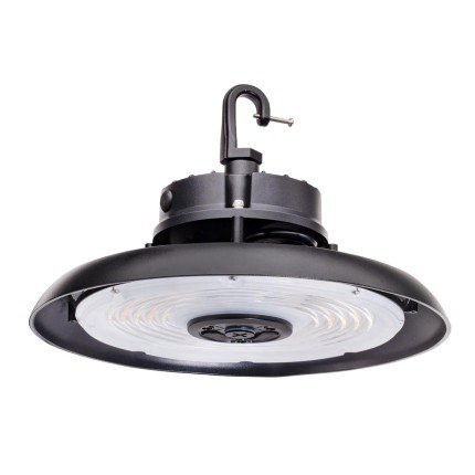 Topaz HBC-200W-PCTS LED Round High Bay Luminaries , 150-200W, CCT Selectable, Black Trim