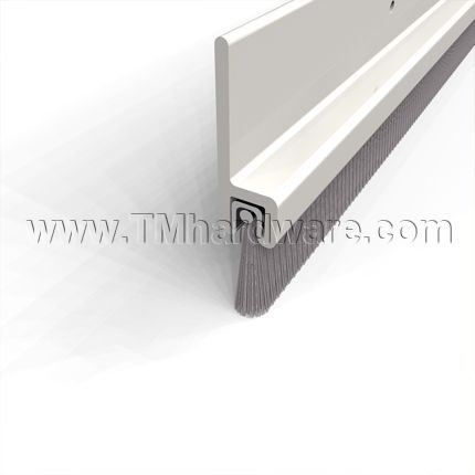 Pemko #18041 Door Sweep, .75" Aluminum Casing with .375" Nylon or Soft Brush