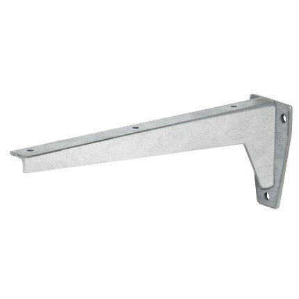 Work Surface Brackets, Hebgo, 14-61/64" X 2-9/16" X 5-1/8", 150 Kg, Steel, Galvanized