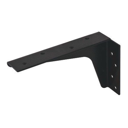 Hafele Work Surface Brackets, Rigid, 18" X 18" (457.2mm X 457.2mm), Steel, Black