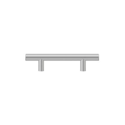 Deltana Bar Pull BP_SS, Stainless Steel, 12mm Diameter