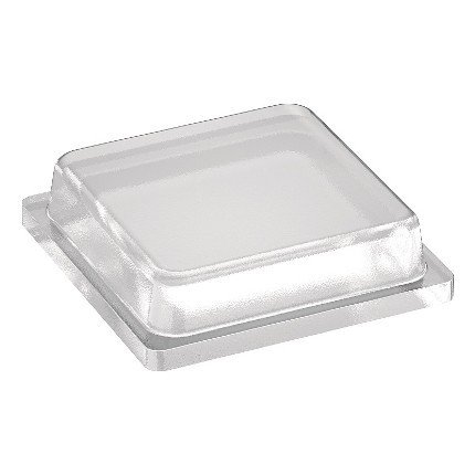 Hafele Door Bumper, BS-20, 10.2mm x 2.5 mm, Transparent, Box of 1,210 pcs