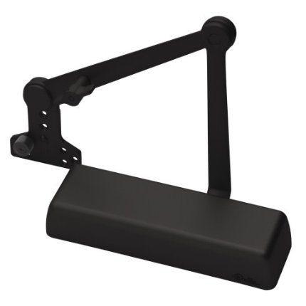 Accentra 5821T Door Closer, Heavy-Duty Hold Open Parallel Arm with Thumbturn and Removable Stop - QUICKSHIP, Dark Bronze Painted (US20) Finish