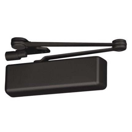 Accentra 5831T Door Closer, Heavy-Duty Hold Open Parallel Arm with Thumbturn and Removable Stop, Dark Bronze Painted (US20) Finish