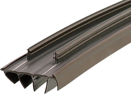 Barzen, Vinyl Replacement Under Door Weatherstrip Seal, for Exterior Doors - 36 inches