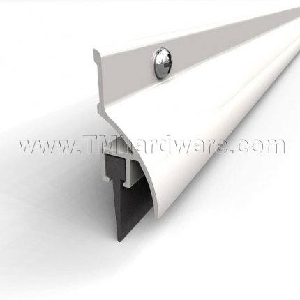 Zero #8197 Door Bottom, Aluminum Rain Drip Casing with .8" Neoprene Lip