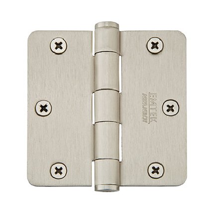 Emtek 3.5"x 3.5" Hinge in Satin Nickel Finish