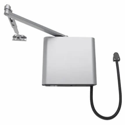 Norton 4540 Automatic Door Closer, Electromechanical, Basic Model, Aluminum Painted Finish