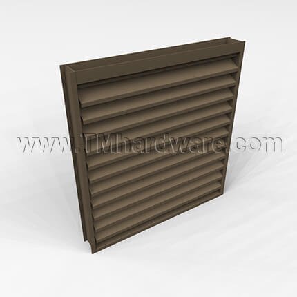 Activar Door Louver 1100CORE, Adjustable "Z" Blades, Transom Installation, up to 2' x 2'-6"