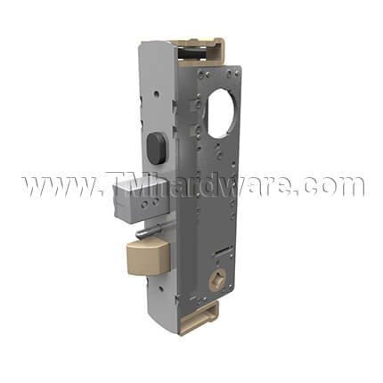 Adams Rite Deadlock 2190-00 Dual Force®, Interconnected Deadbolt/Deadlatch, No Handle, For Narrow Stile Aluminum Doors
