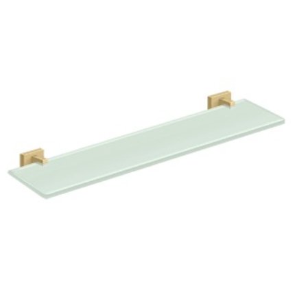 Deltana 55D Bath Series, Glass Shelf Satin Brass (US4) Finished