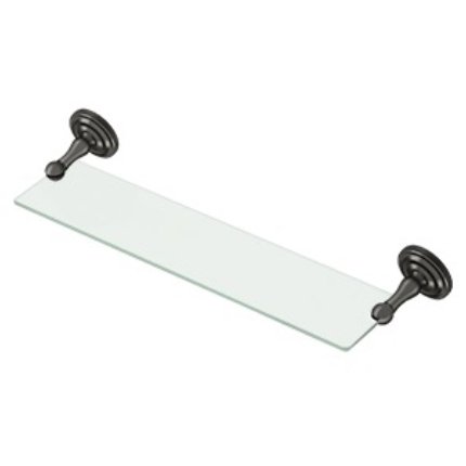 Deltana R Bath Series Solid Brass Glass Shelf Oil-Rubbed Bronze (US10B) Finished