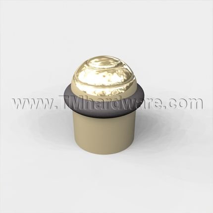 Deltana Round Universal Floor Bumper With Dome Cap, 1-5/8" Tall