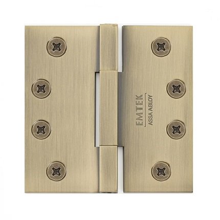 Emtek #96313Solid Brass 3.5" x 3.5" Hinge, US7 Finish
